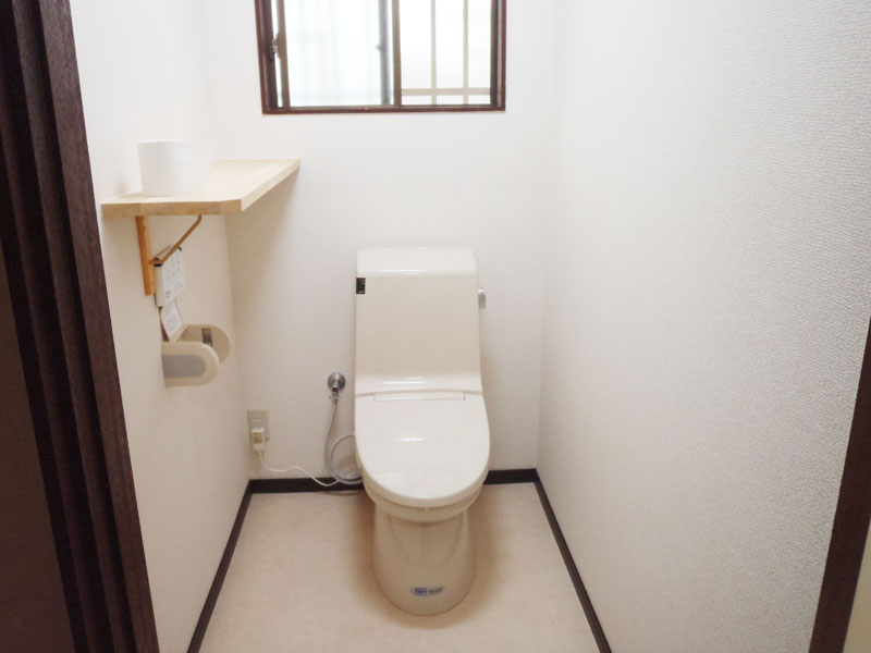 施工後のトイレ
