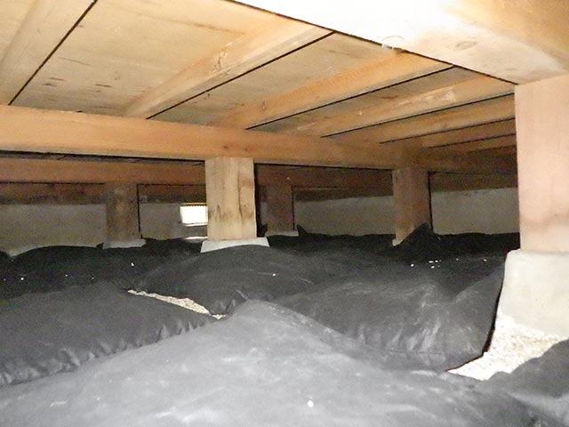 調湿マットの施工