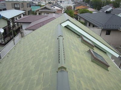 塗装前の屋根