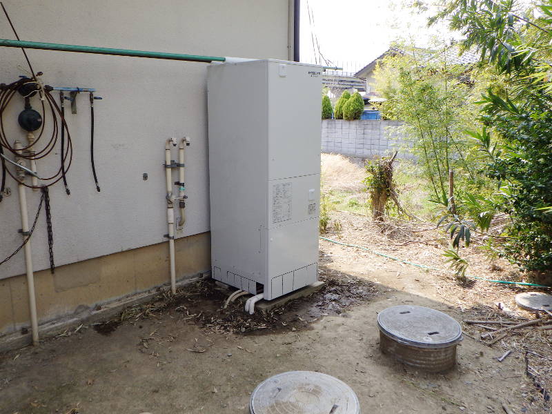 交換後のエコキュート