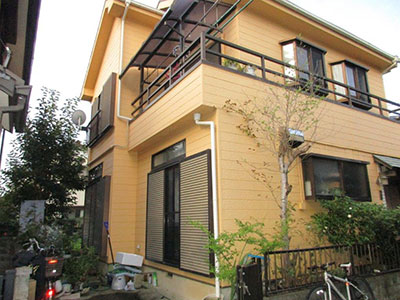 施工前の外壁
