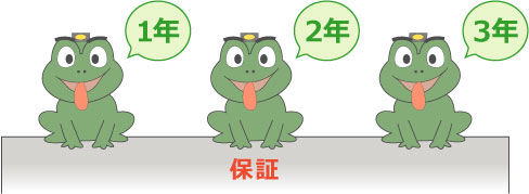 3年保証