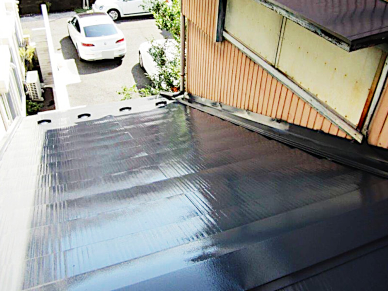 施工後の屋根