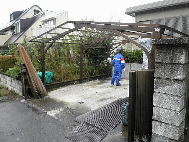 カーポートの解体・撤去