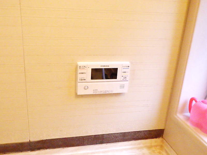 交換後の浴室側リモコン
