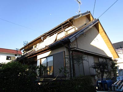 塗装前の外壁
