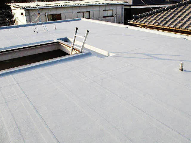 屋根の塗装完了