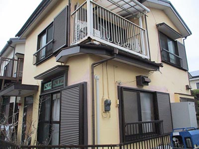 塗装前の外壁