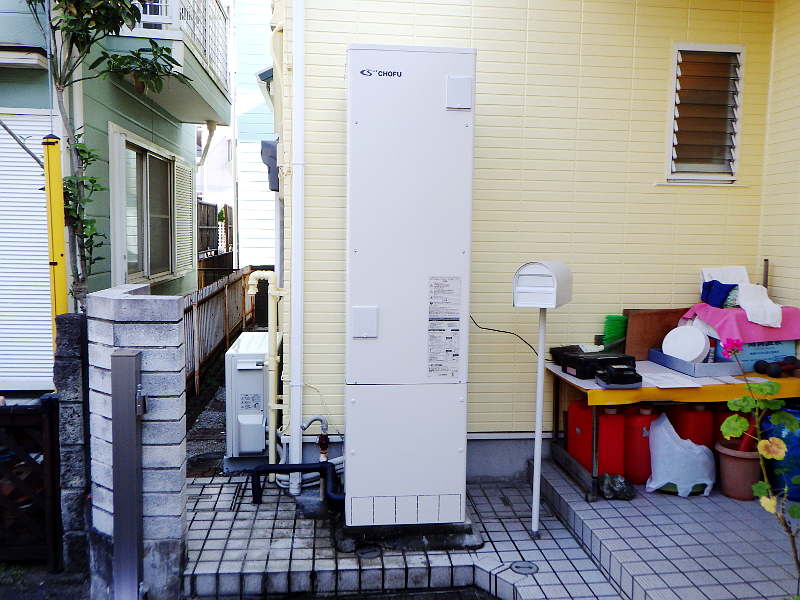 交換後のエコキュート