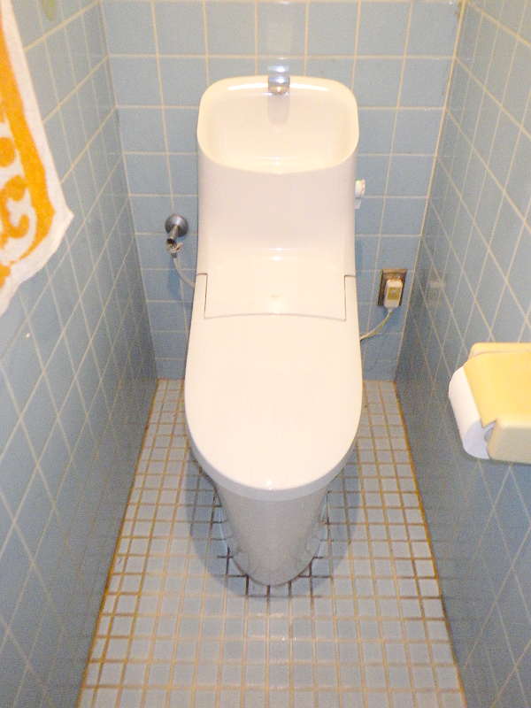 交換後のトイレ