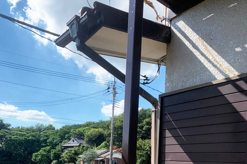 塗装後の鉄部