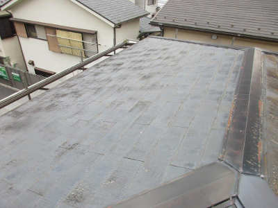 塗装前の屋根