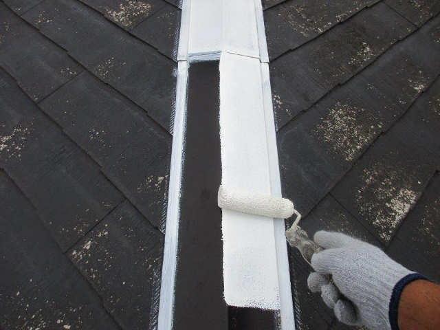 棟板金サビ止め塗装