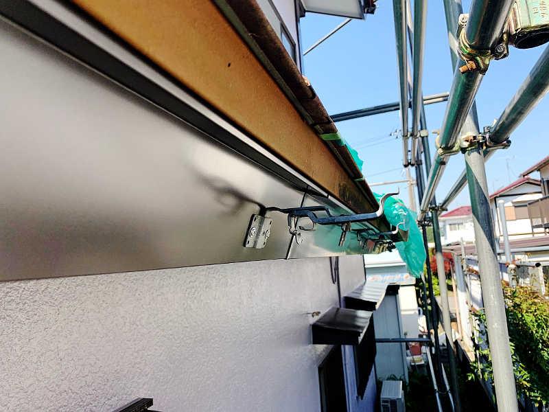 施工後の板金