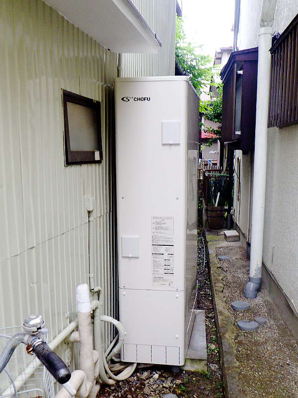 交換後のエコキュート