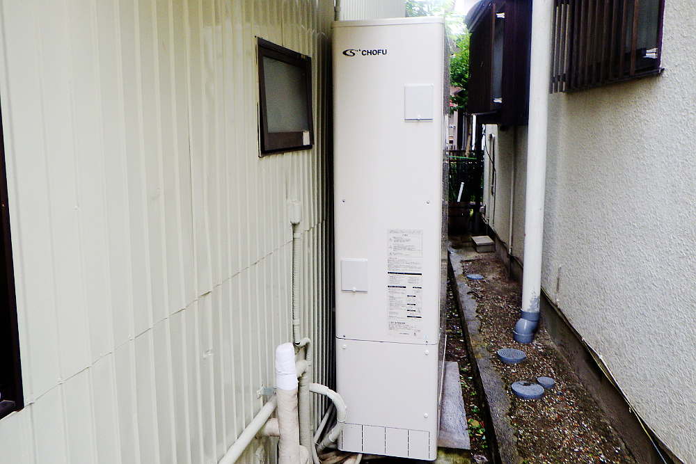 設置後のエコキュート