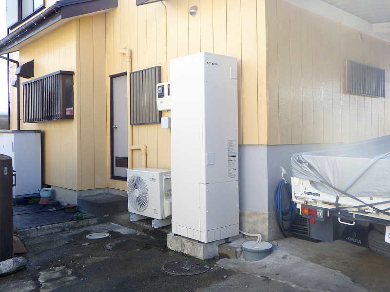 交換後のエコキュート
