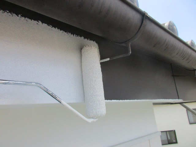 雨樋・鼻隠しの塗装