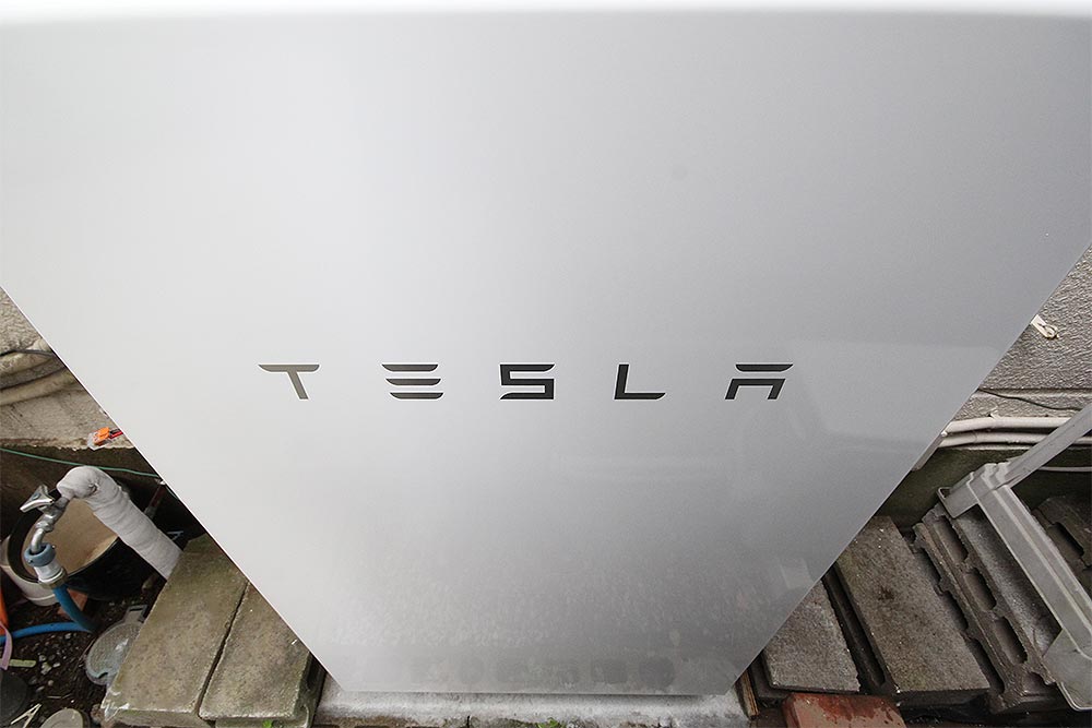 設置後のテスラPowerwall