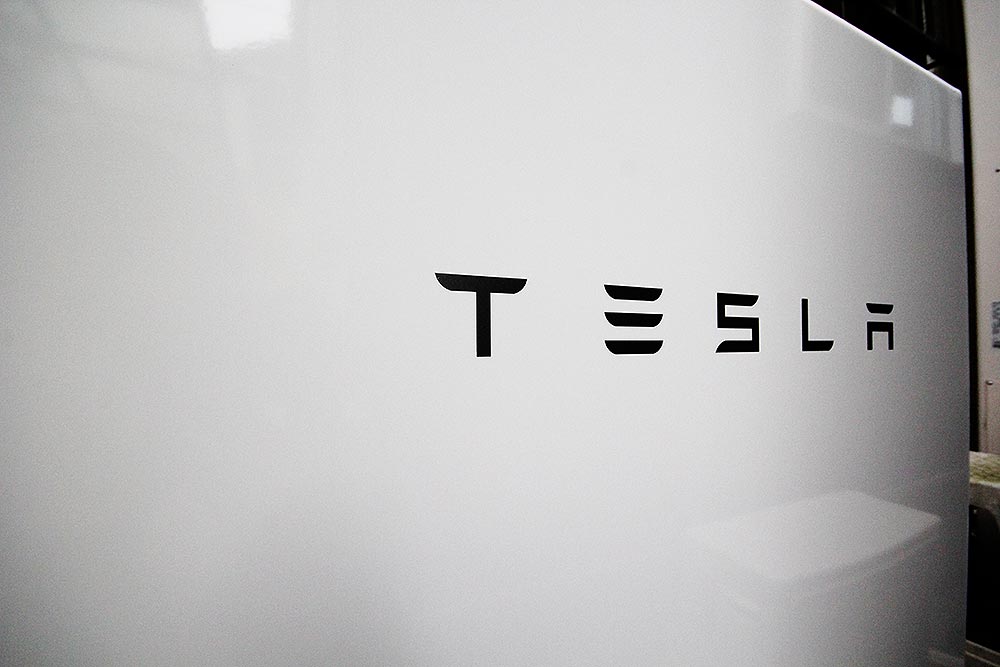 設置後のテスラPowerwall