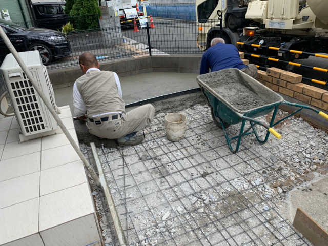 エキスパンタイ目地の設置