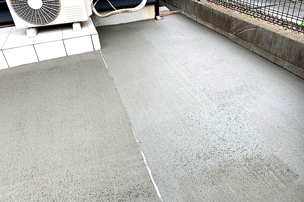 施工後の土間コンクリート