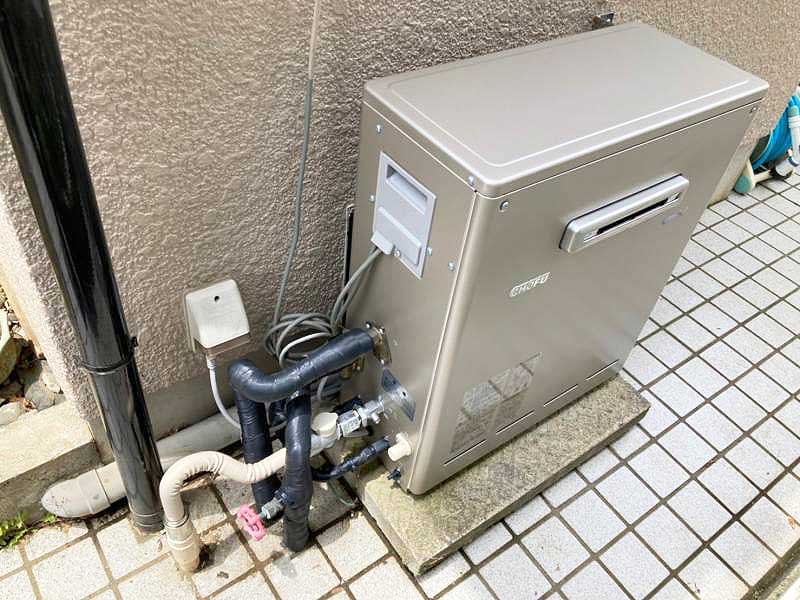 交換後のガスボイラー