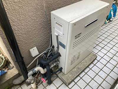 交換前のガスボイラー