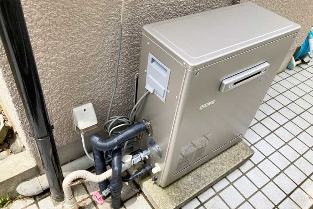 交換後のガスボイラー