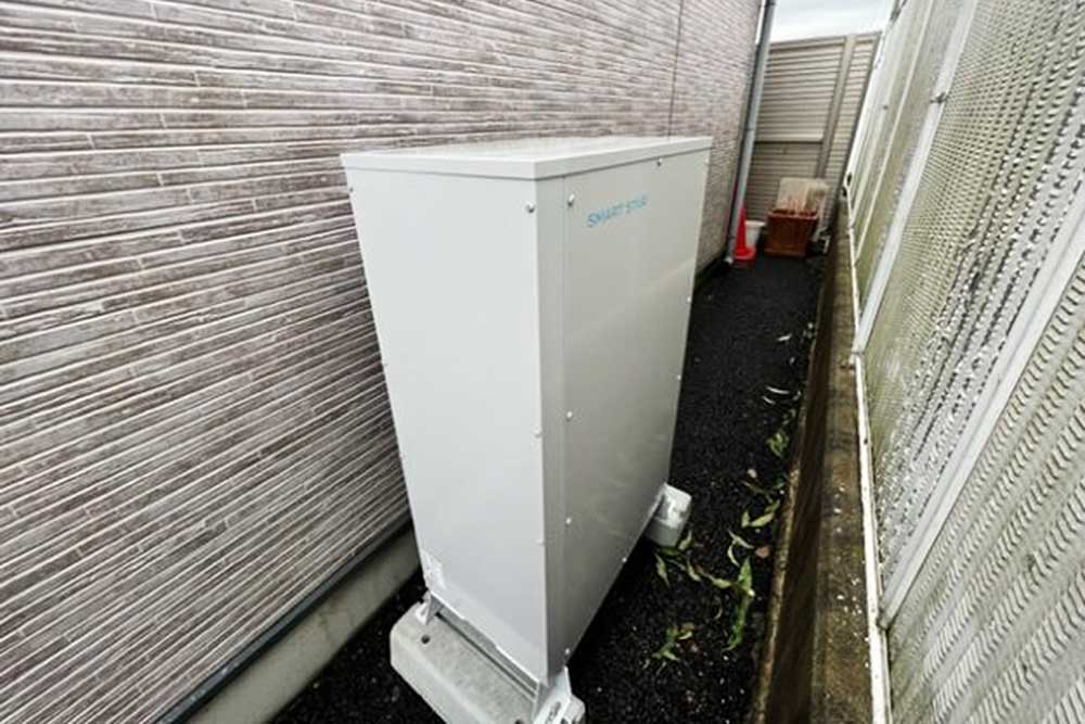 設置後の蓄電池