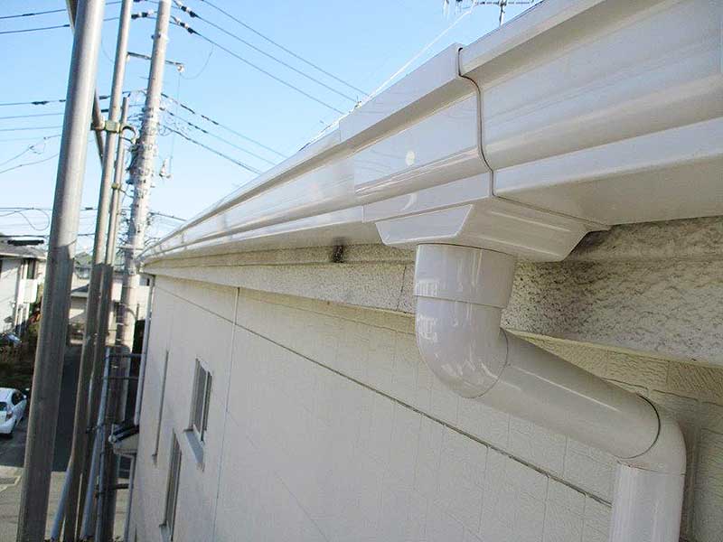 施工後の雨樋