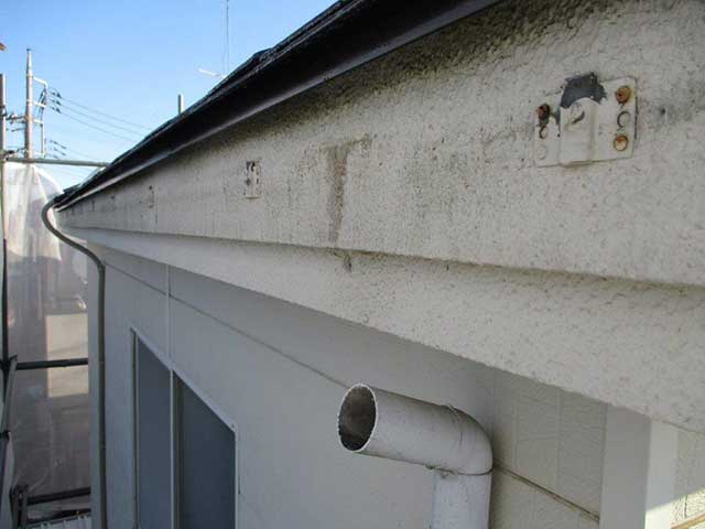 既存の雨樋解体