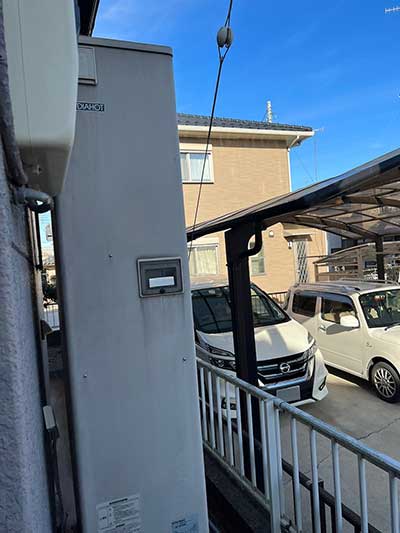 交換前のエコキュート