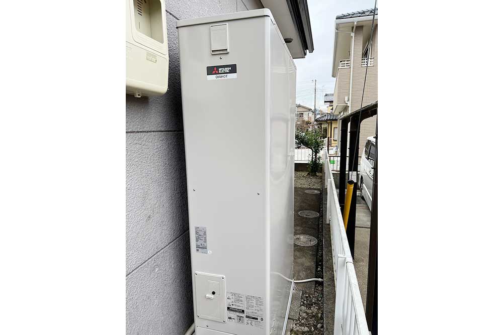 設置後のエコキュート