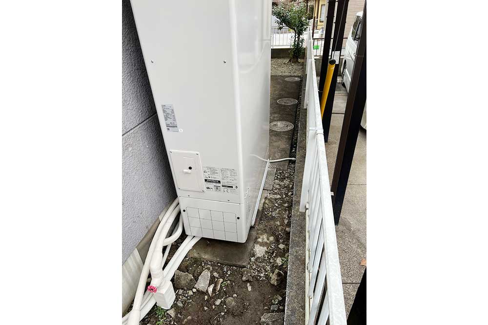 設置後のエコキュート