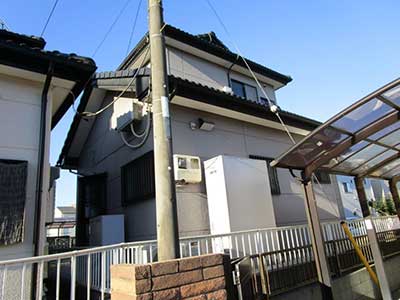 塗装前の外壁