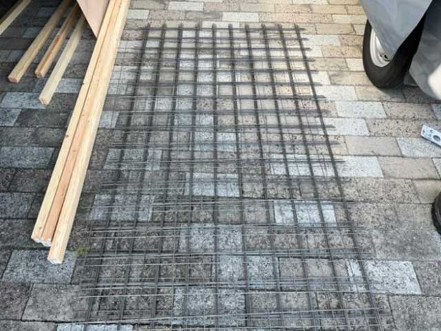 メッシュ筋加工