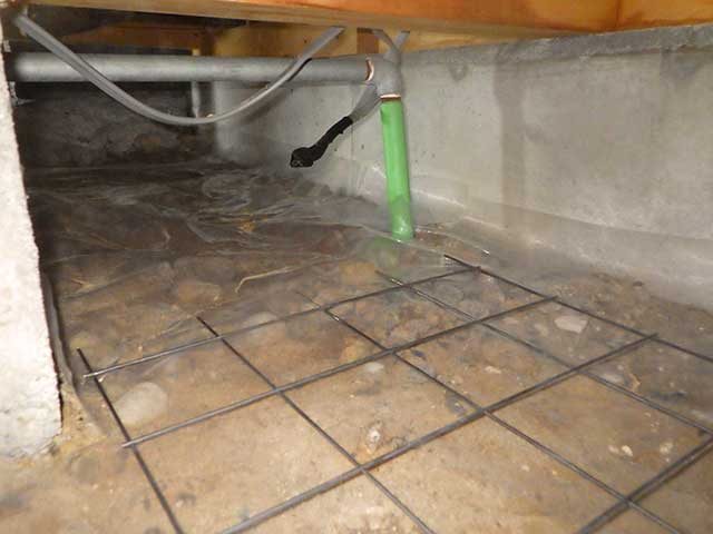 メッシュ筋敷設