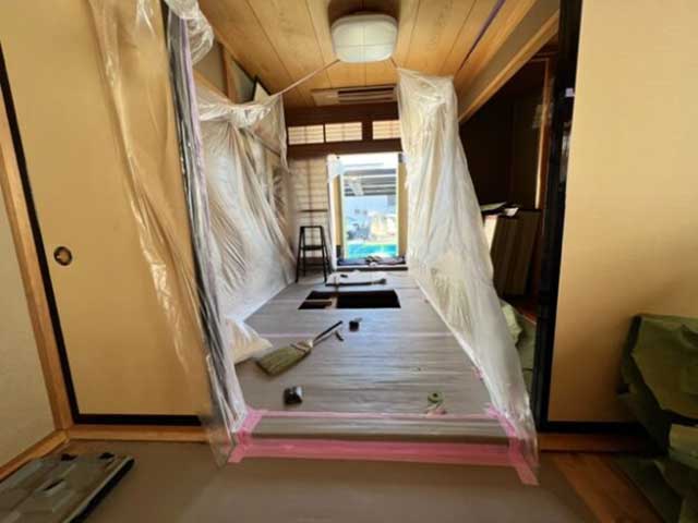 室内養生