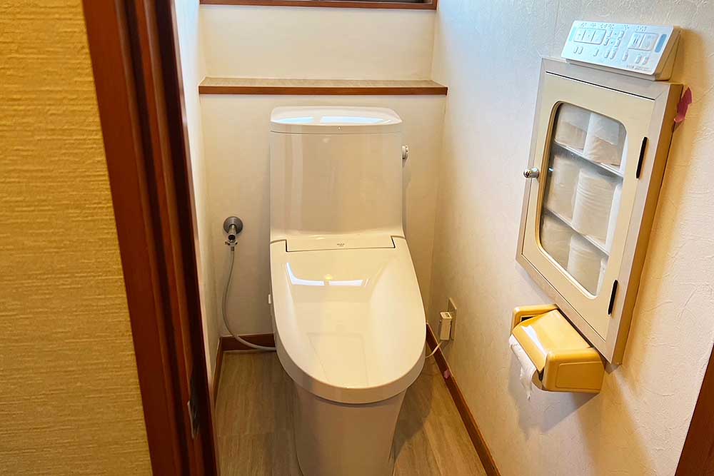 交換後のトイレ