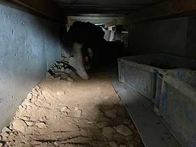 施工前の床下