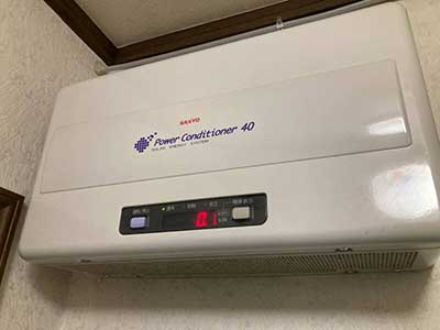 施工前のパワーコンディショナー