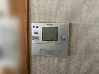交換前のキッチンリモコン