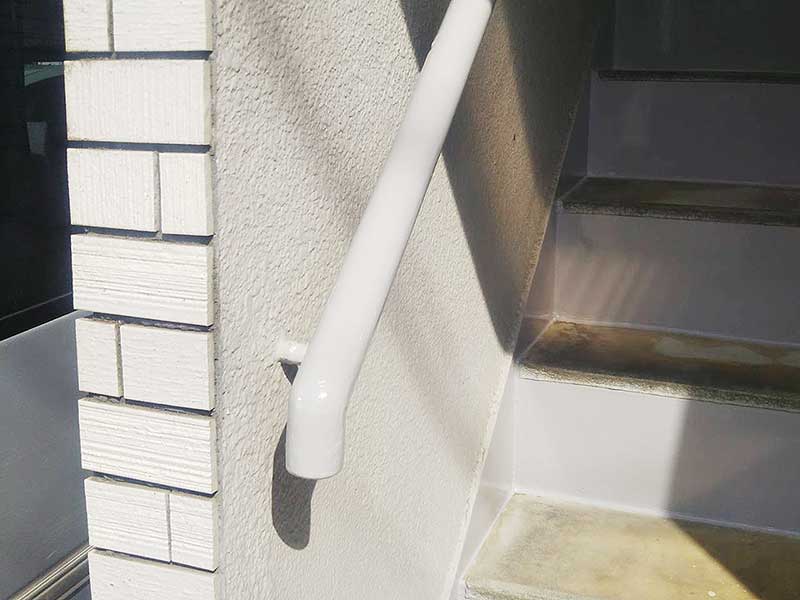 施工後の手すり