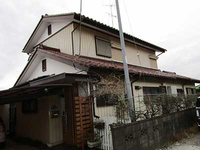 塗装前の外壁