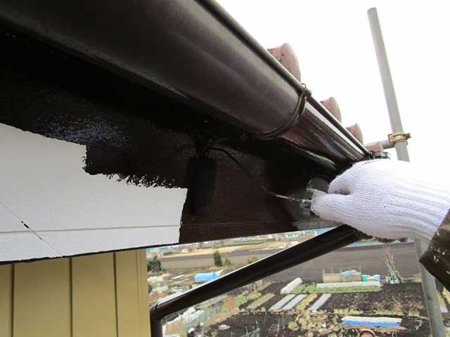 鼻隠しの塗装