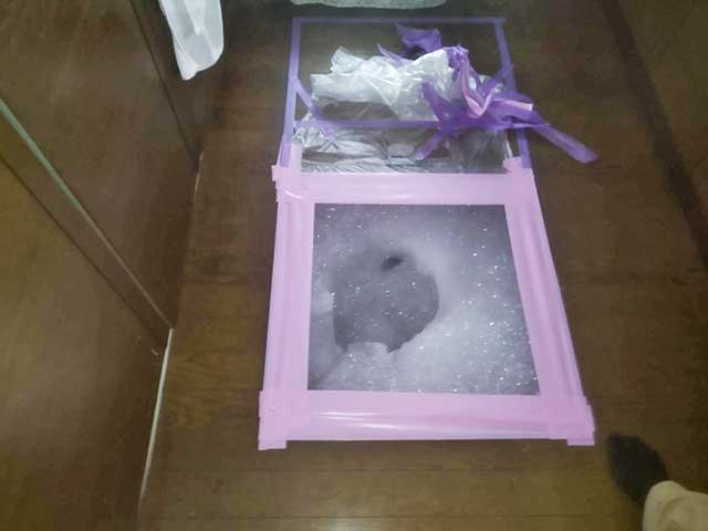施工後の床下点検口