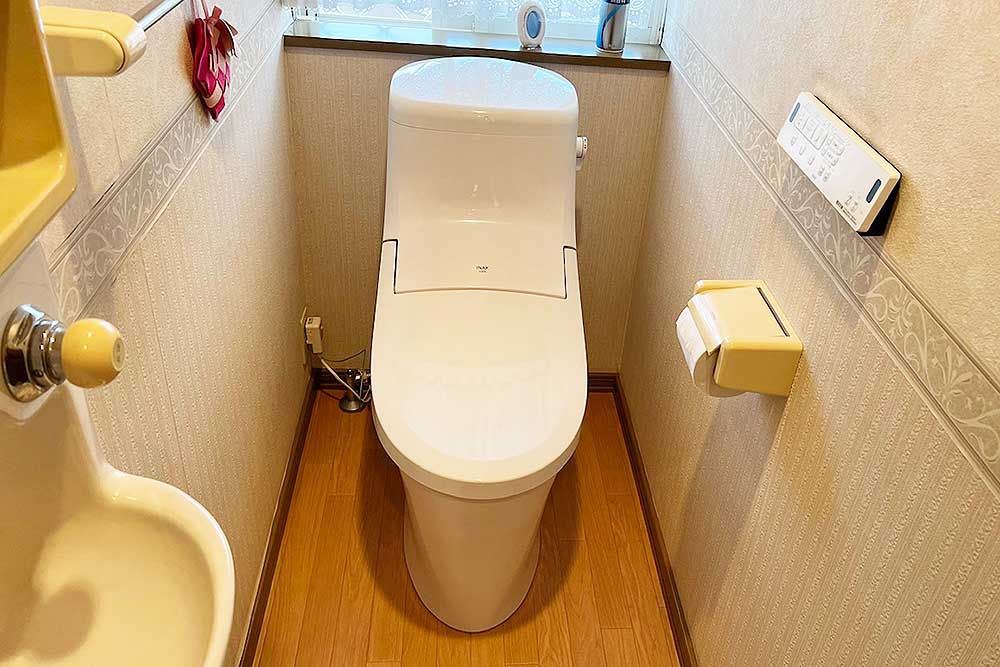 交換後のトイレ