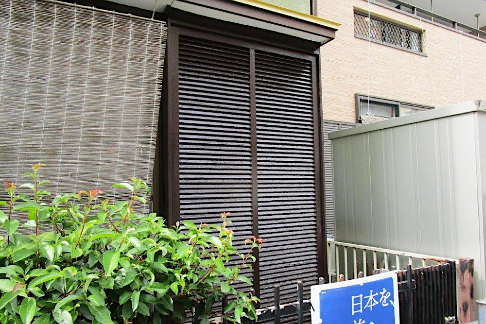 塗装後の雨戸