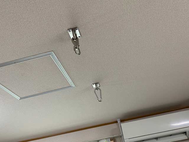 フックの取り付け完了